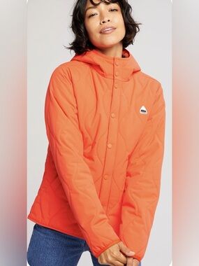 Burton Kiley Snowboard Puffer Jacket XL Fiesta Red DRYRIDE Living Lining